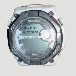 White Digital Sports Watch